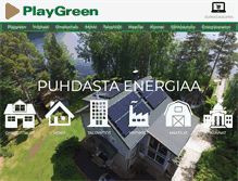 Tablet Screenshot of playgreen.fi